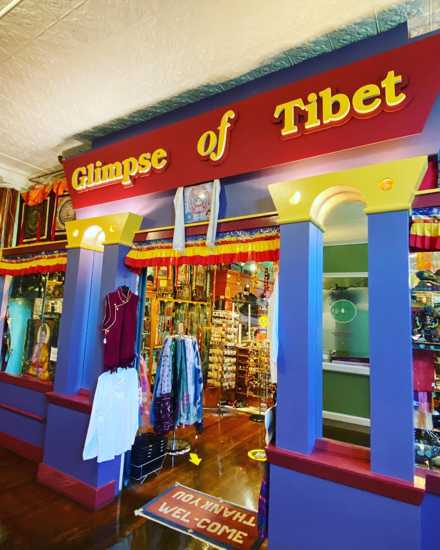 Glimpse of Tibet in Thornes Marketplace Northampton MA offers beautiful and unique items, from clothing to accessories.